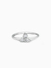 Silver Striking Trio Ring
