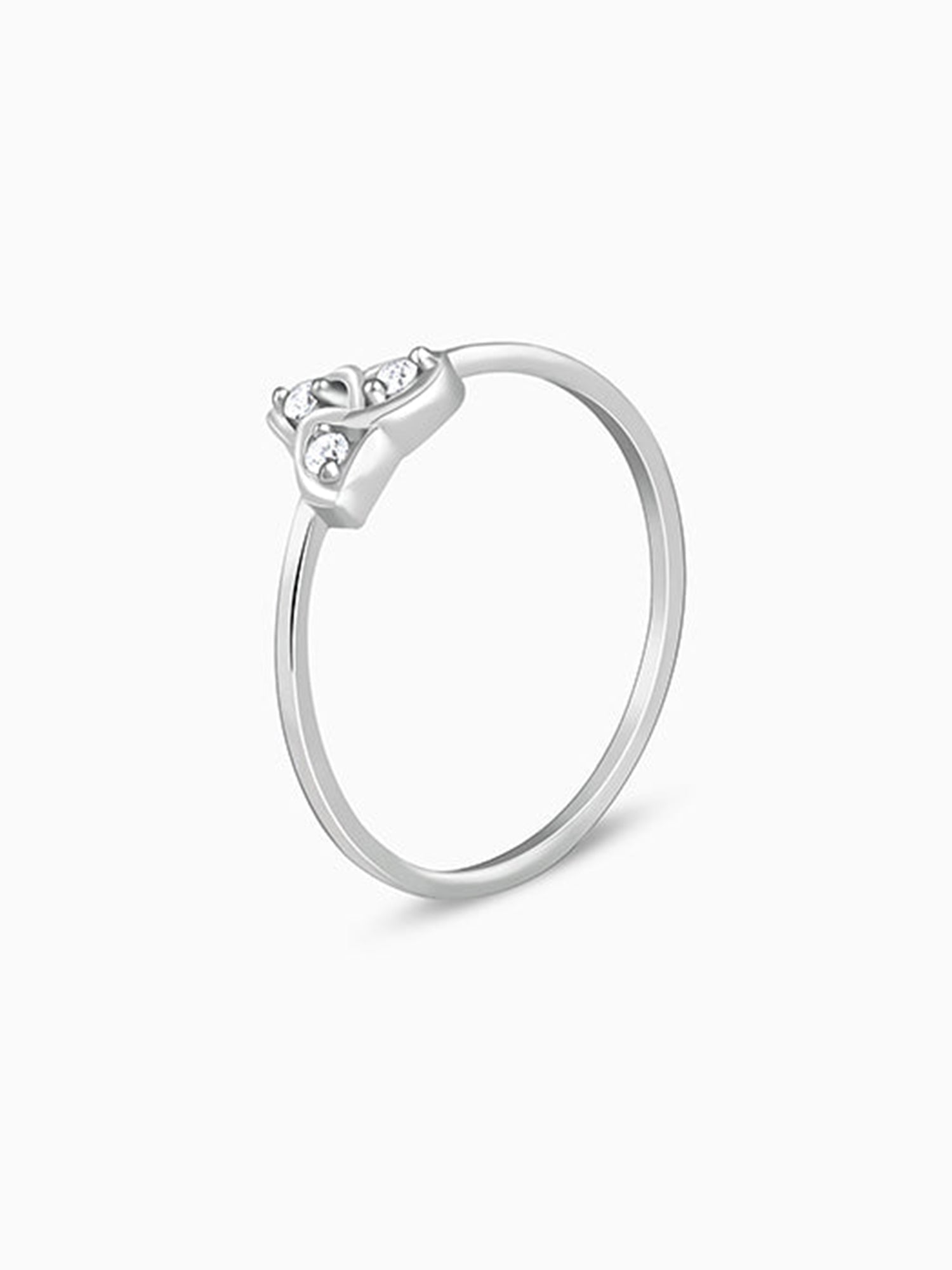 Silver Striking Trio Ring