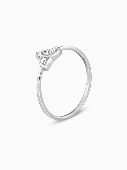 Silver Striking Trio Ring