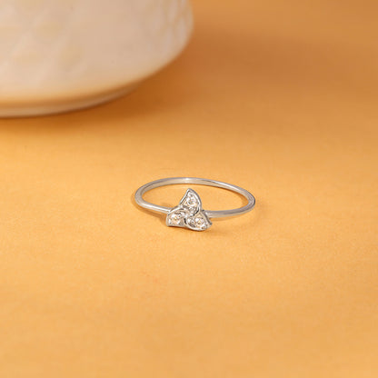 Silver Striking Trio Ring