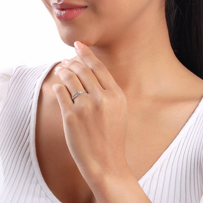 Silver Layered Chic Ring