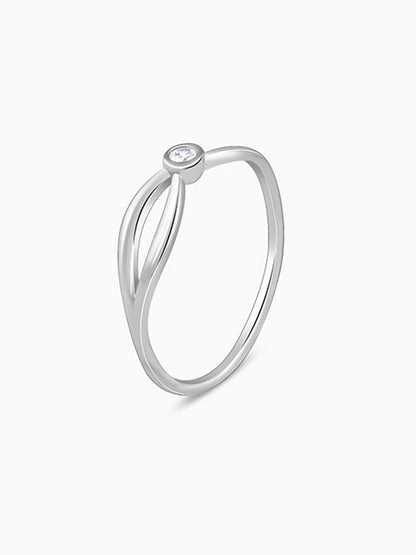 Silver Layered Chic Ring