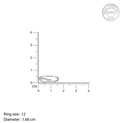 Silver Layered Chic Ring