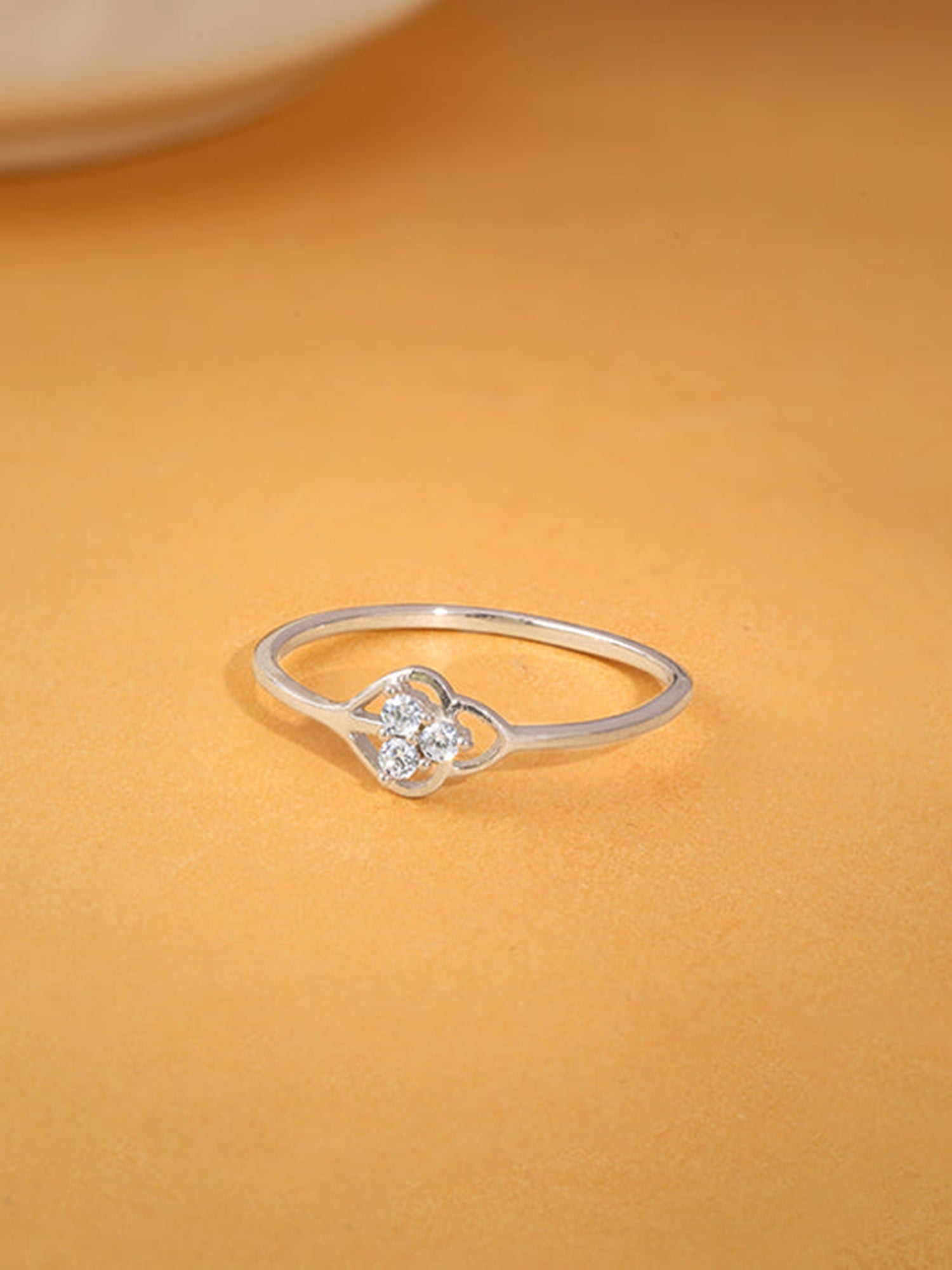 Silver Clover Ring