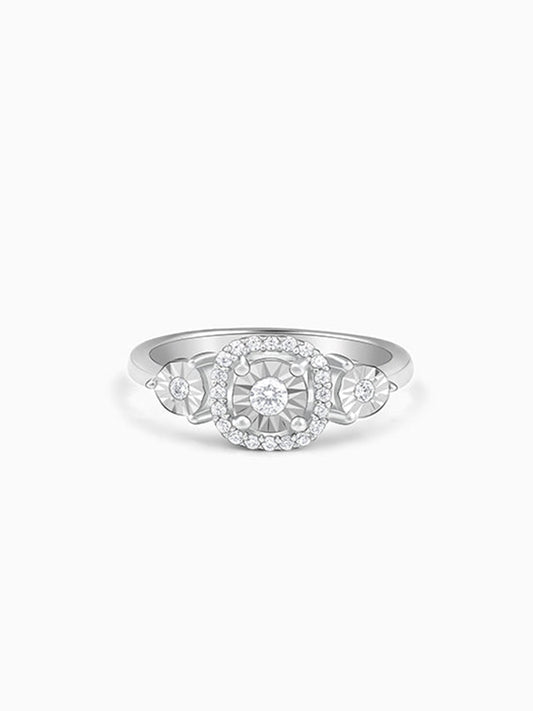 Silver Gracious Look Ring