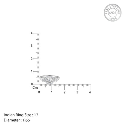 Silver Gracious Look Ring