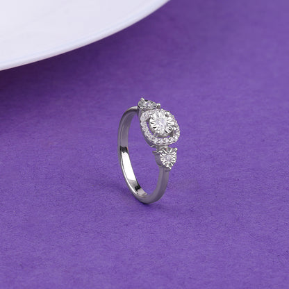 Silver Gracious Look Ring