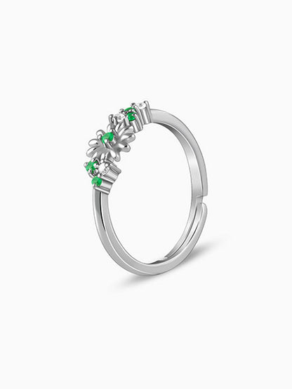 Silver Sunflower Ring