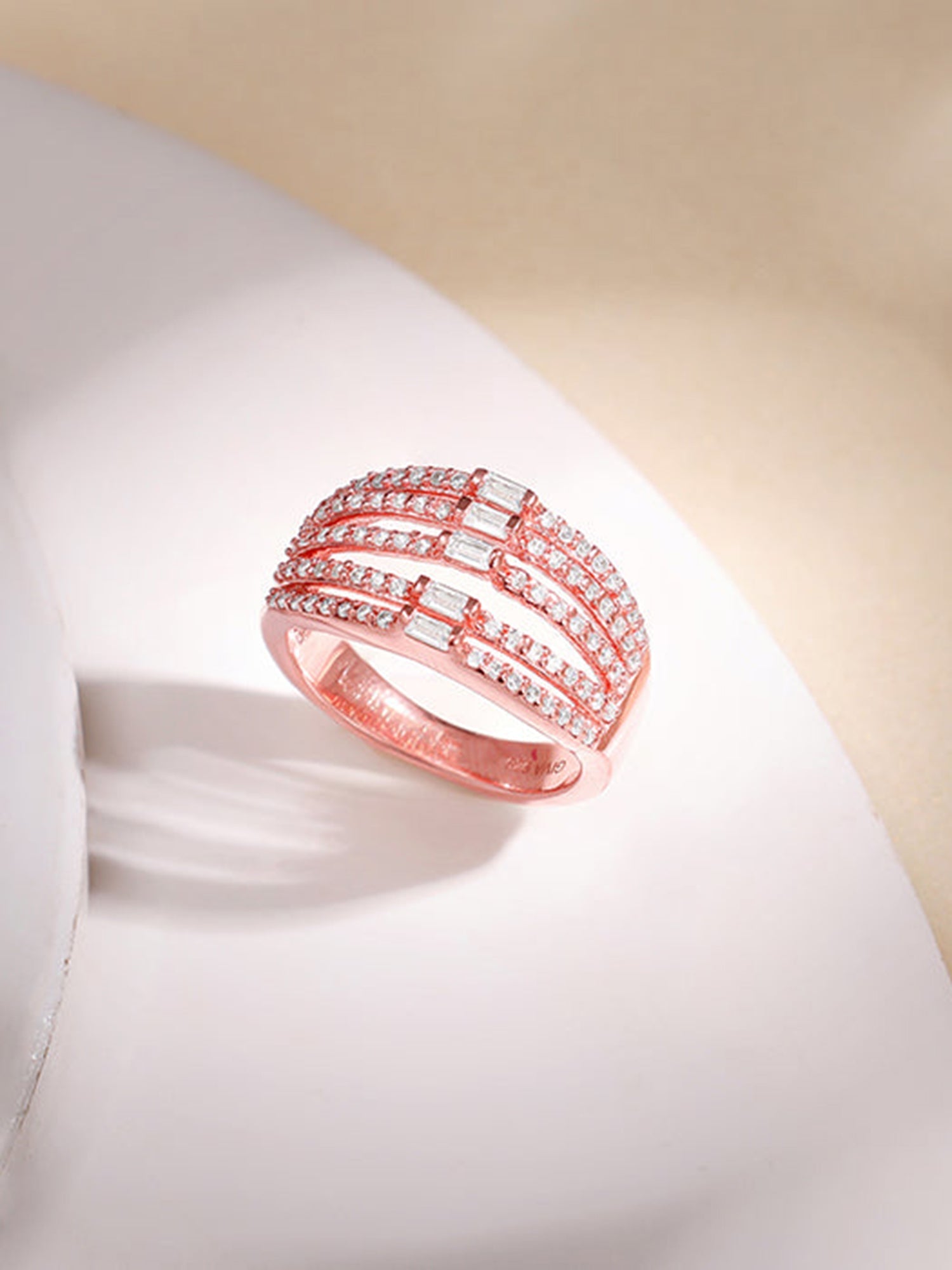 Rose Gold Layer Player Ring