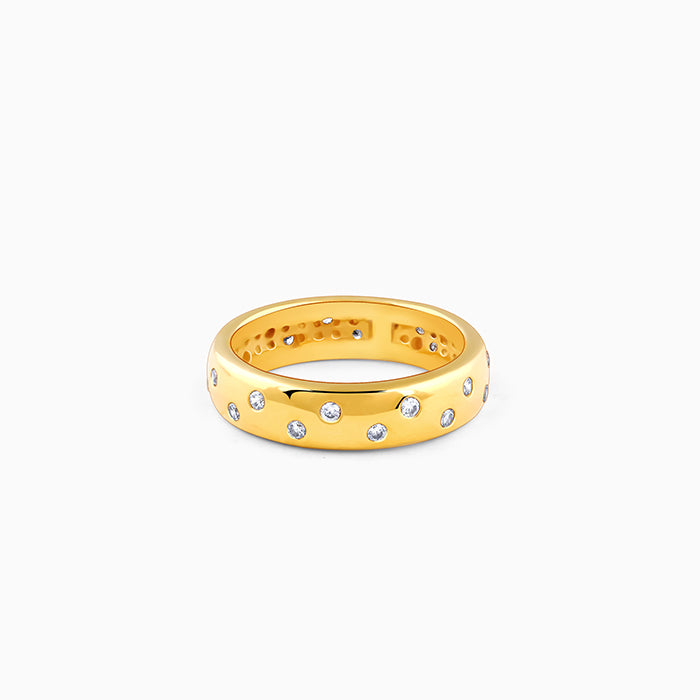 Golden Fashion Ring - gold plated gift for mom