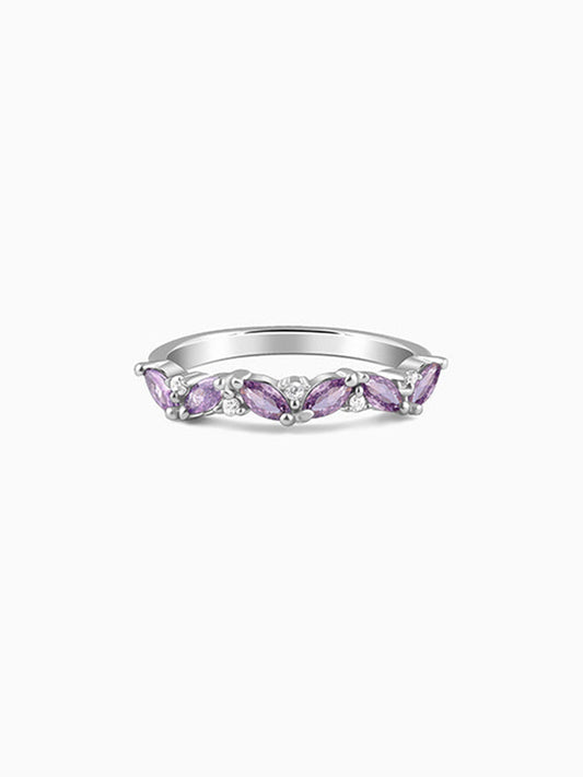 Silver Lueur Leaf Ring