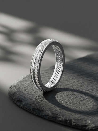 Silver Bold Fate Ring For Him
