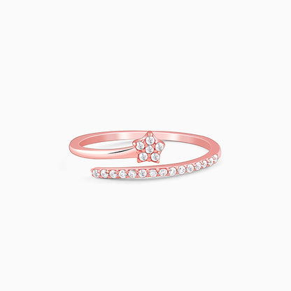 Rose Gold Shooting Star Ring