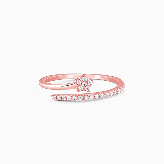 Rose Gold Shooting Star Ring