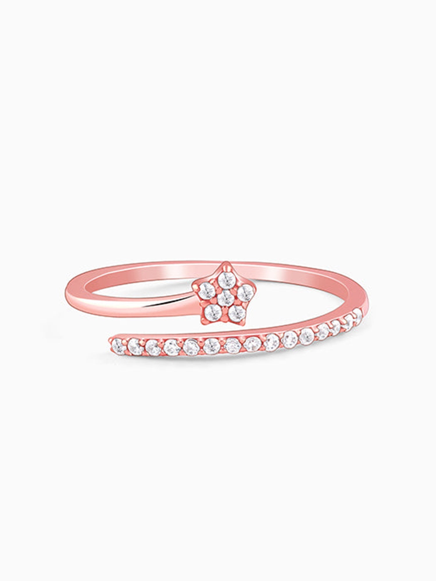 Rose Gold Shooting Star Ring