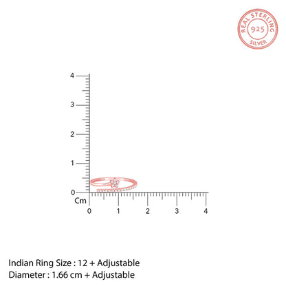 Rose Gold Shooting Star Ring