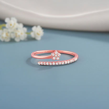Rose Gold Shooting Star Ring
