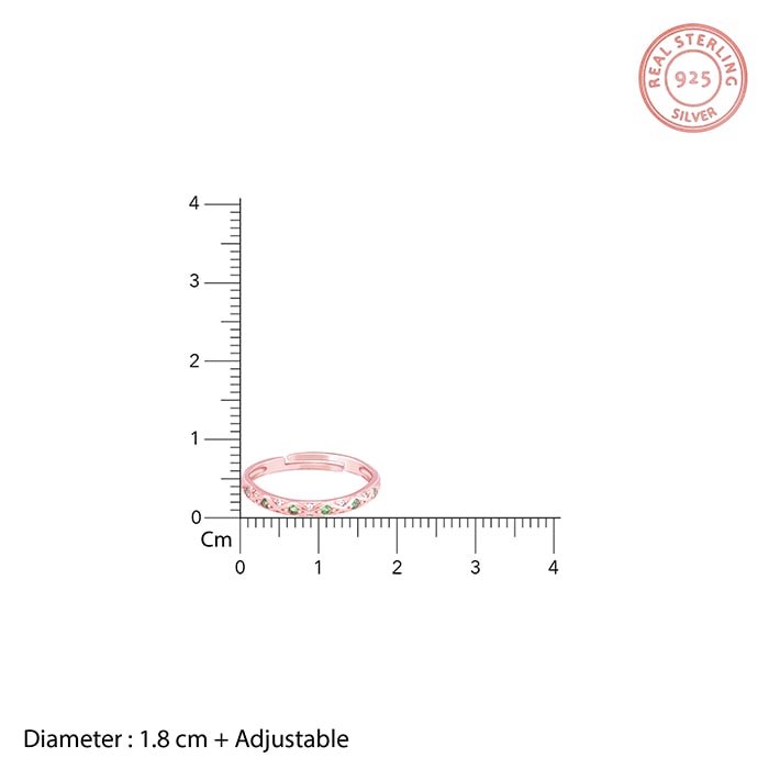 Rose Gold Colour Carnival Ring - view 4