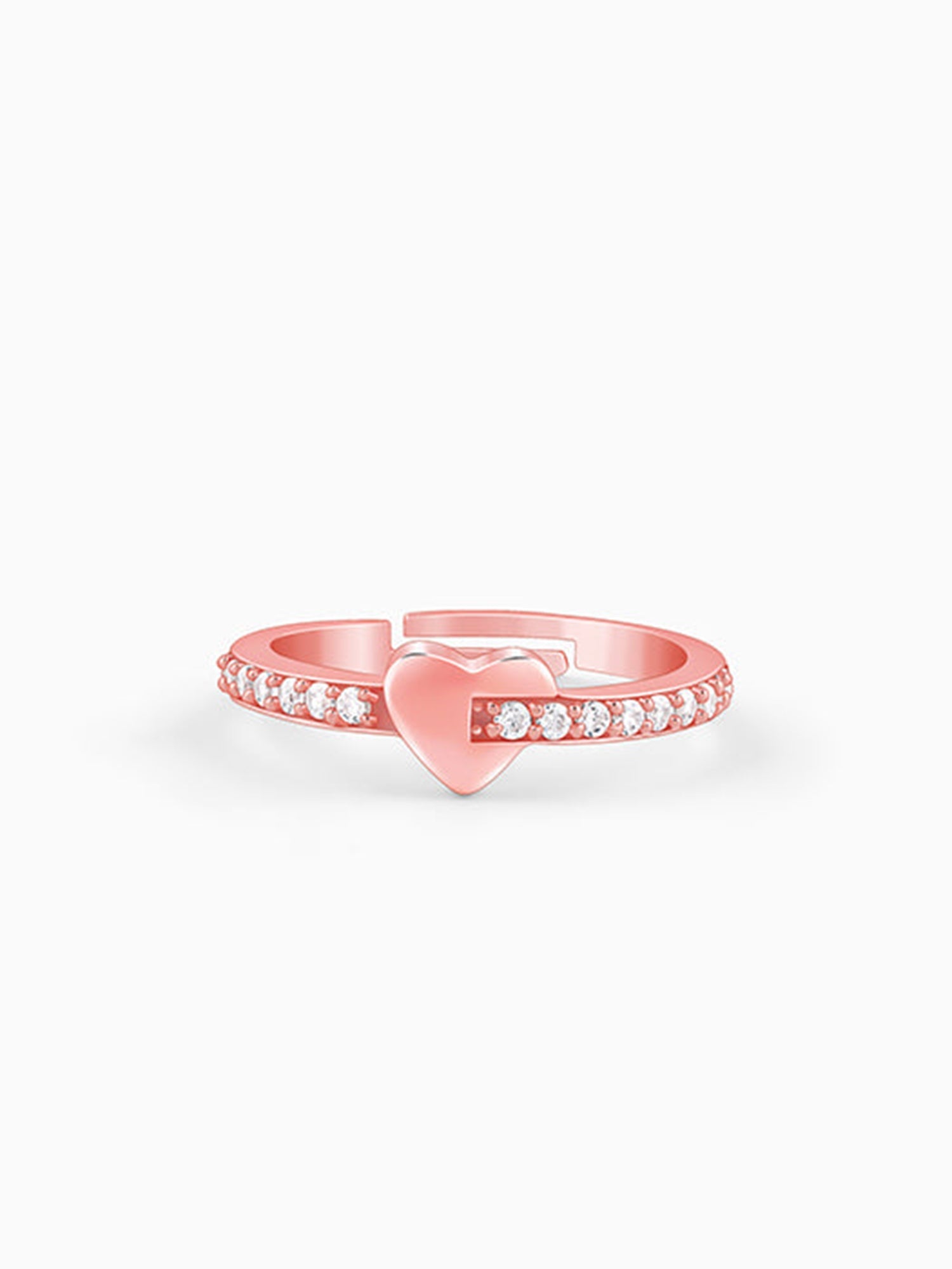 Rose Gold Cupid Romance Ring