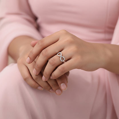 Silver Infinity Beauty Ring