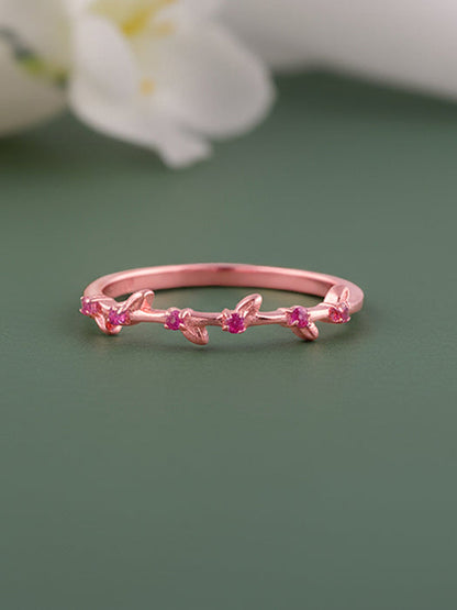 Rose Gold Stunning Leaf Ring