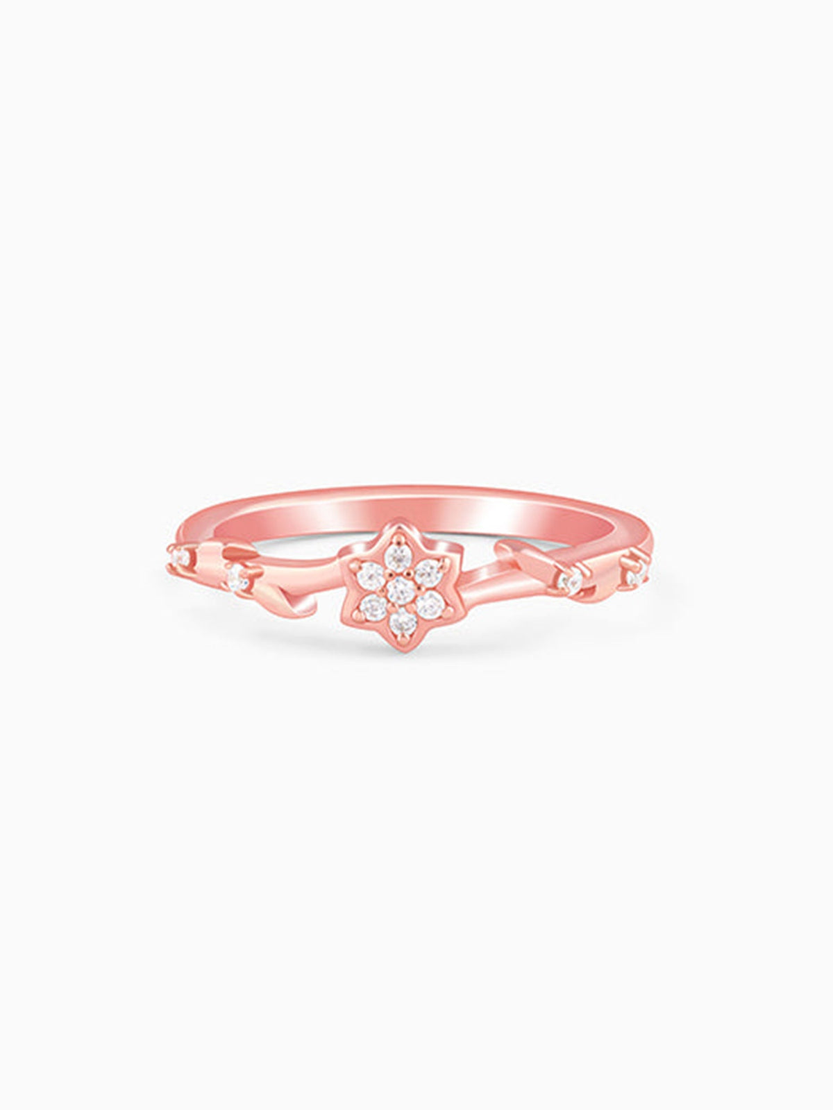 Rose Gold Flower Grace Ring
