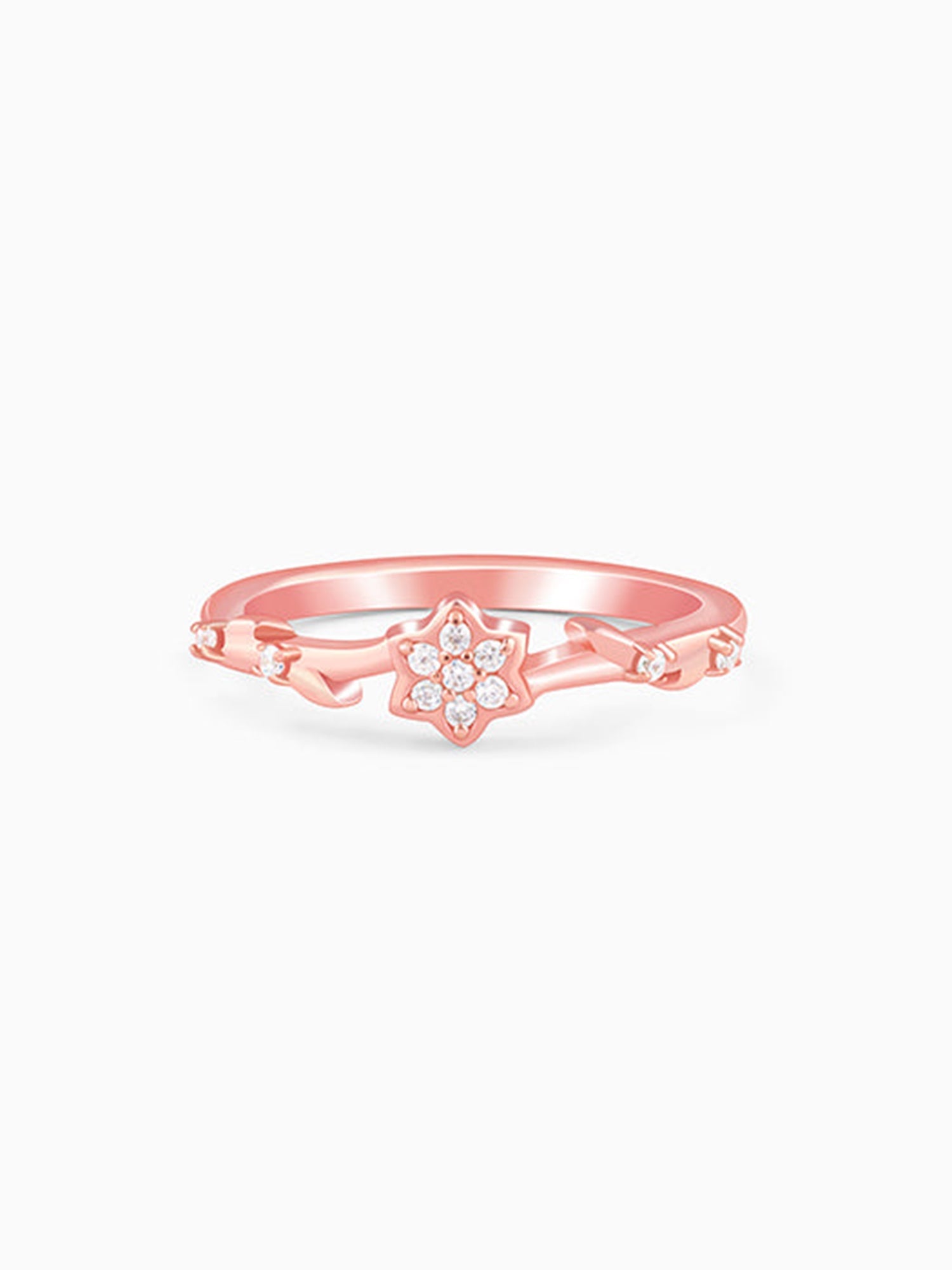Rose Gold Flower Grace Ring
