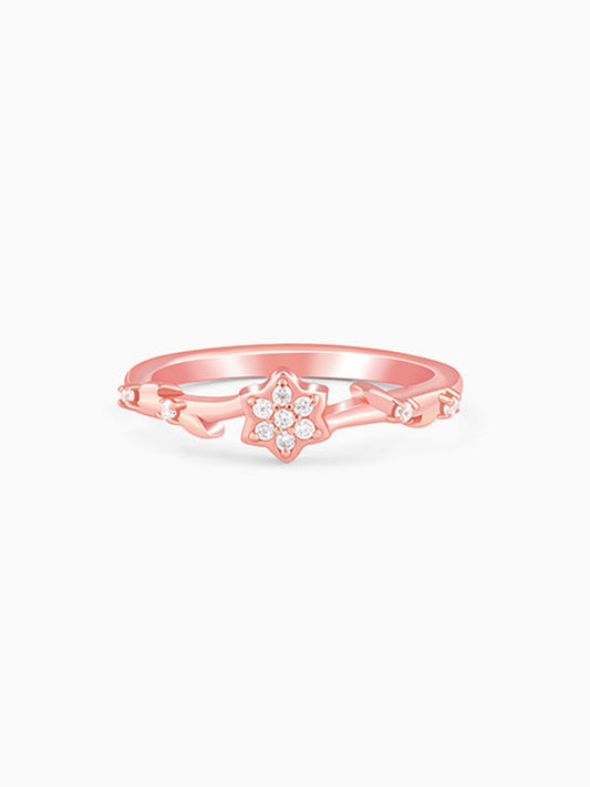 Rose Gold Flower Grace Ring