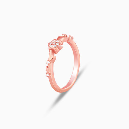 Rose Gold Flower Grace Ring