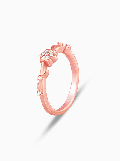 Rose Gold Flower Grace Ring