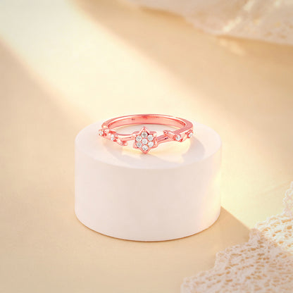Rose Gold Flower Grace Ring