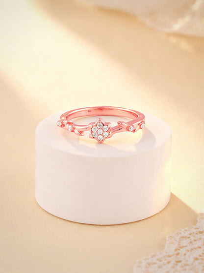 Rose Gold Flower Grace Ring