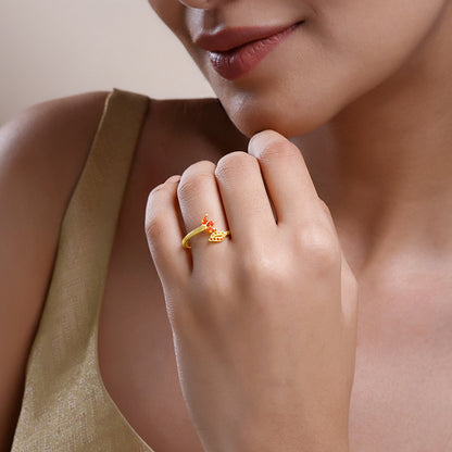 Golden Isis Ring