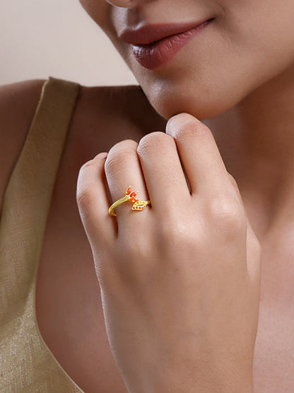 Golden Isis Ring
