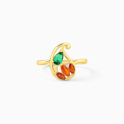 Golden Parvati Ring