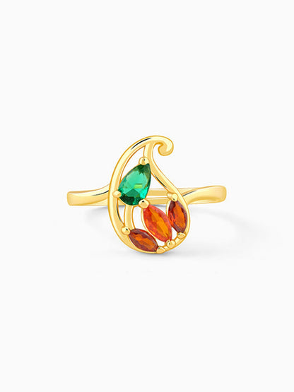Golden Parvati Ring