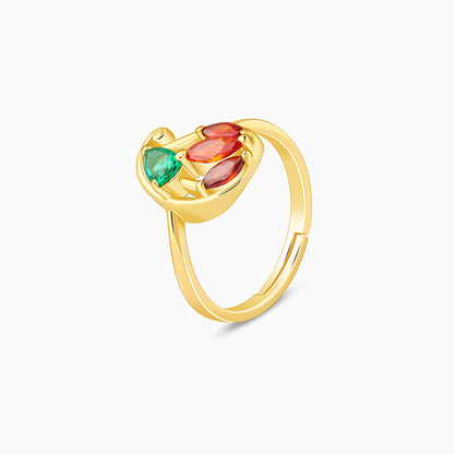 Golden Parvati Ring