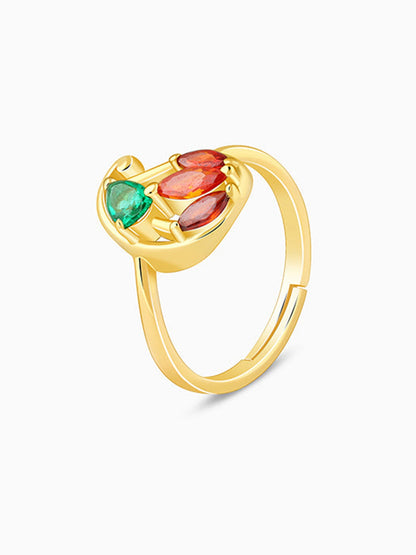 Golden Parvati Ring