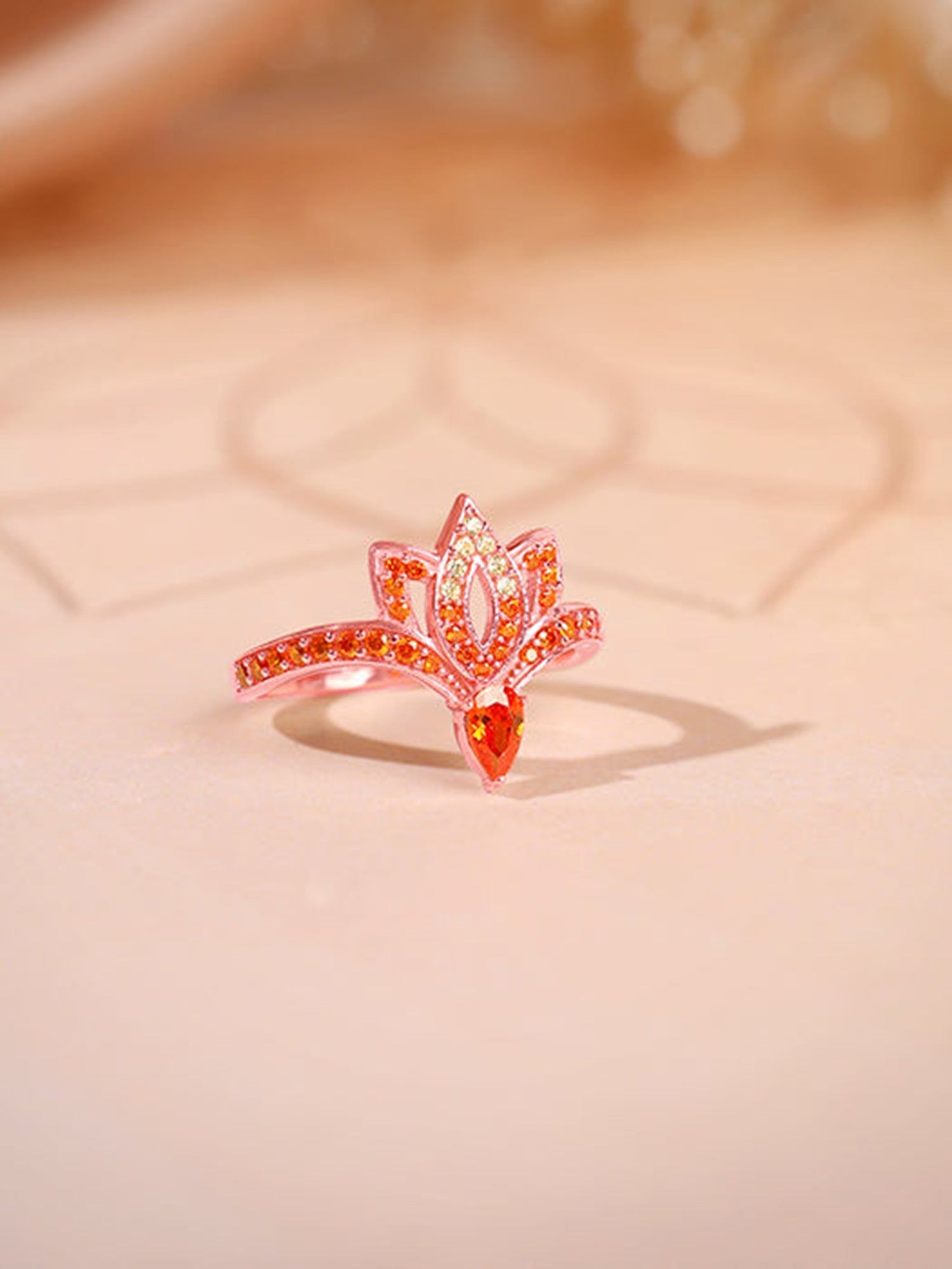 Rose Gold Adishakti Ring