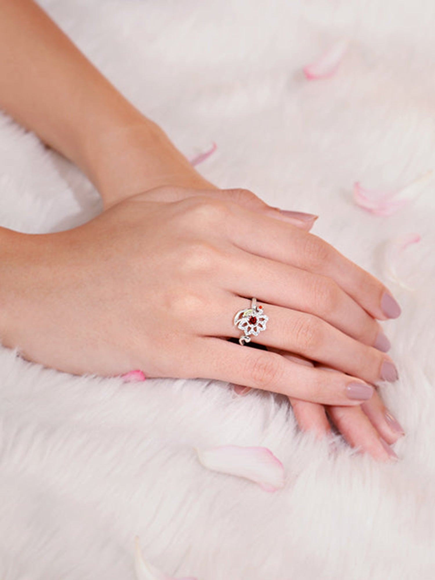 Silver Bhavani Ring