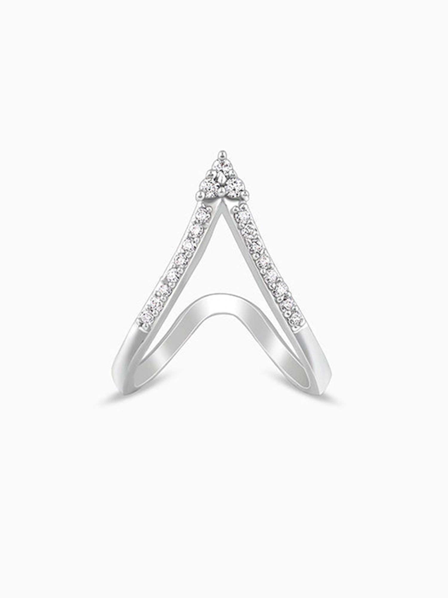 Silver Nargis Vanki Ring