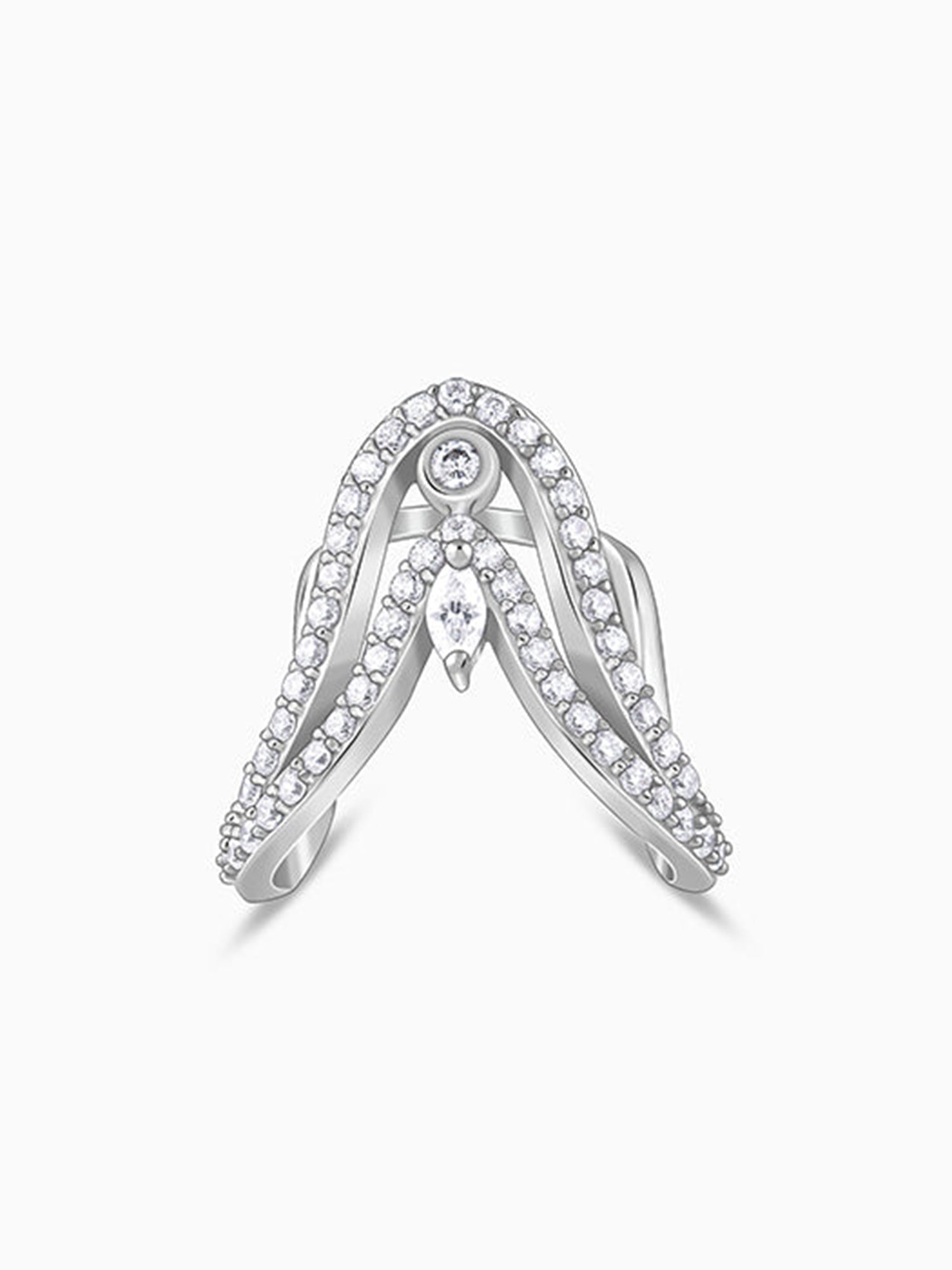 Silver Rekha Vanki Ring