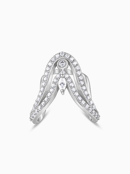 Silver Rekha Vanki Ring