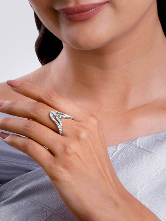 Silver Rekha Vanki Ring