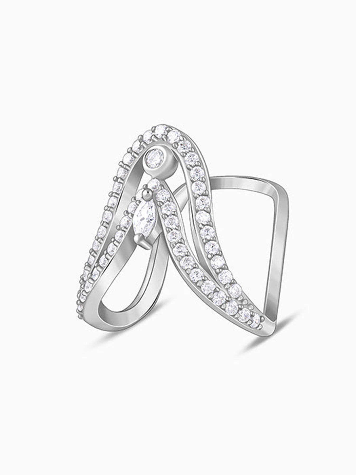 Silver Rekha Vanki Ring