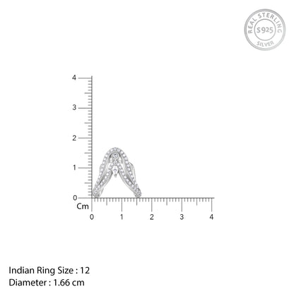 Silver Rekha Vanki Ring