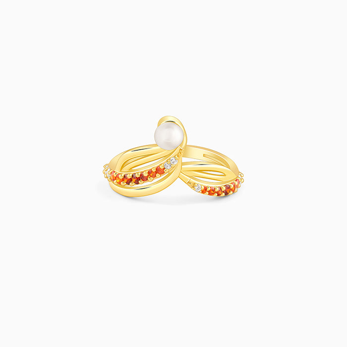 Golden Mahadevi Ring