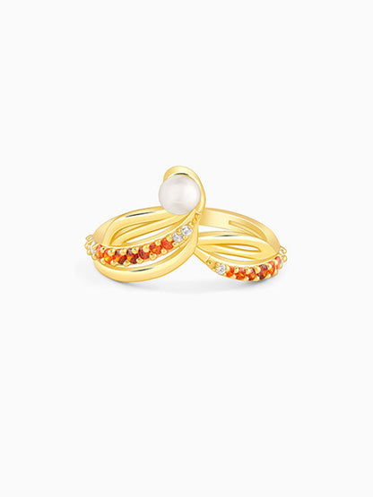 Golden Mahadevi Ring