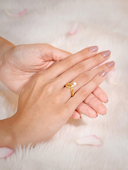 Golden Mahadevi Ring