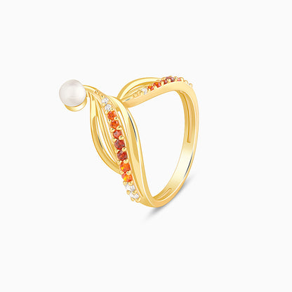 Golden Mahadevi Ring